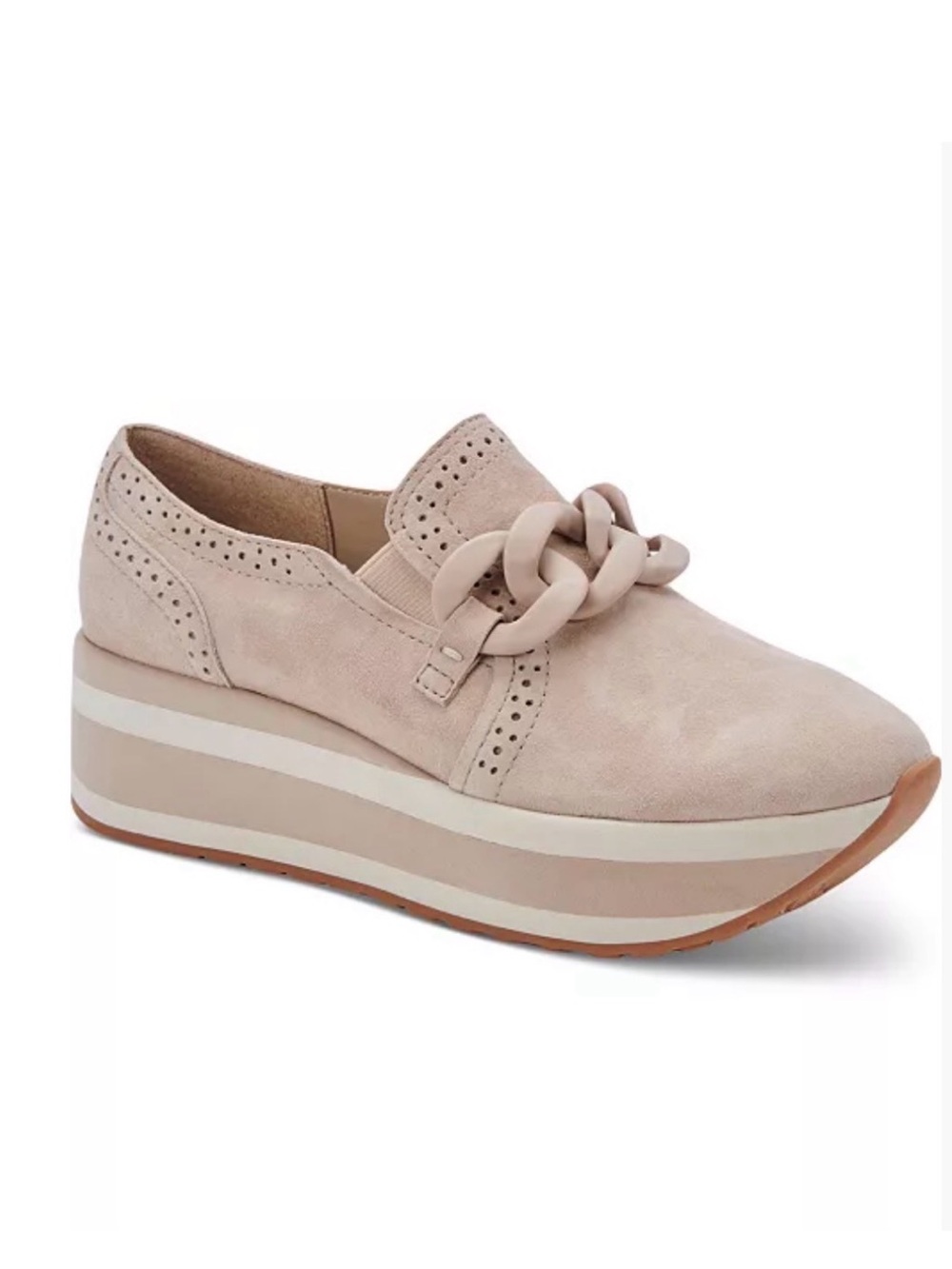 Dolce Vita Jhenee suede platform slip on sneakers.